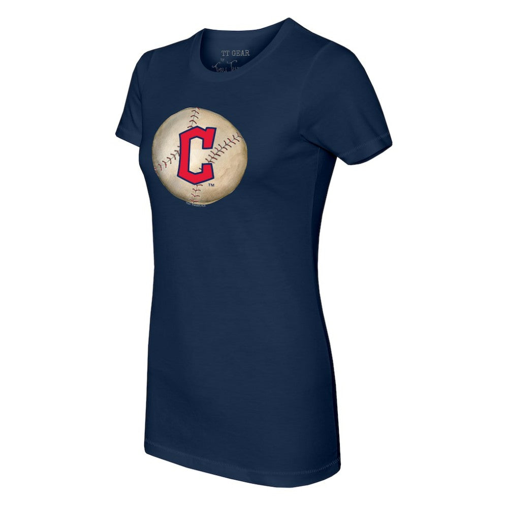MLB Cleveland Guardians Tiny Turnip Women's Stitched Baseball T-Shirt