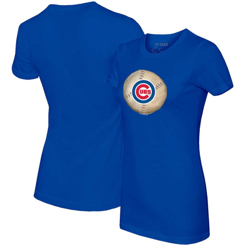 MLB Chicago Cubs Tiny Turnip Women's Stitched Baseball T-Shirt