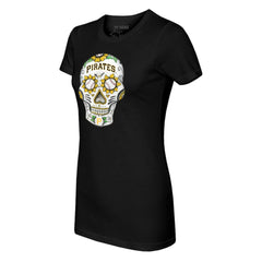 MLB Pittsburgh Pirates Tiny Turnip Women's Sugar Skull T-Shirt