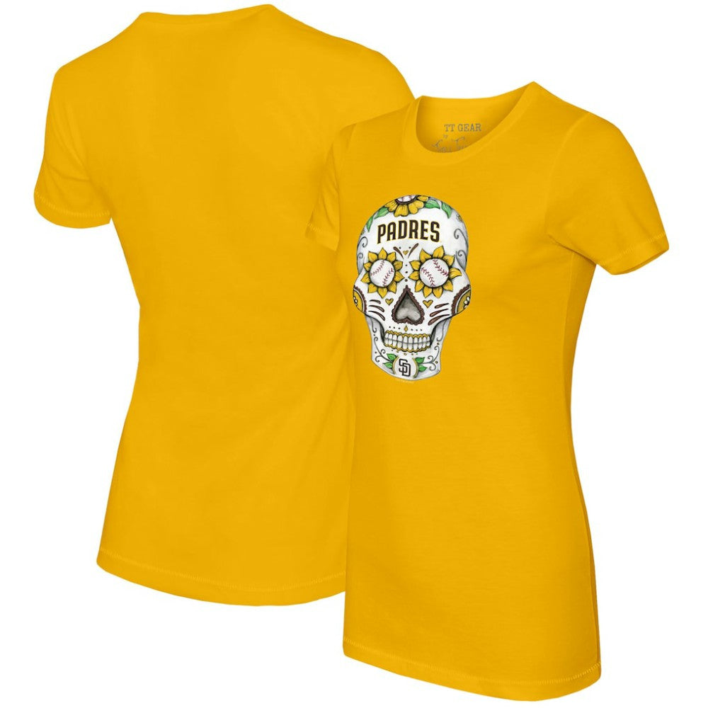 MLB San Diego Padres Tiny Turnip Women's Sugar Skull T-Shirt