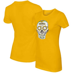 MLB San Diego Padres Tiny Turnip Women's Sugar Skull T-Shirt