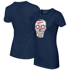 MLB Washington Nationals Tiny Turnip Women's Sugar Skull T-Shirt