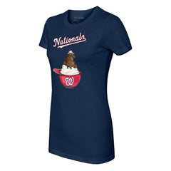 MLB Washington Nationals Tiny Turnip Women's Sundae Helmet T-Shirt
