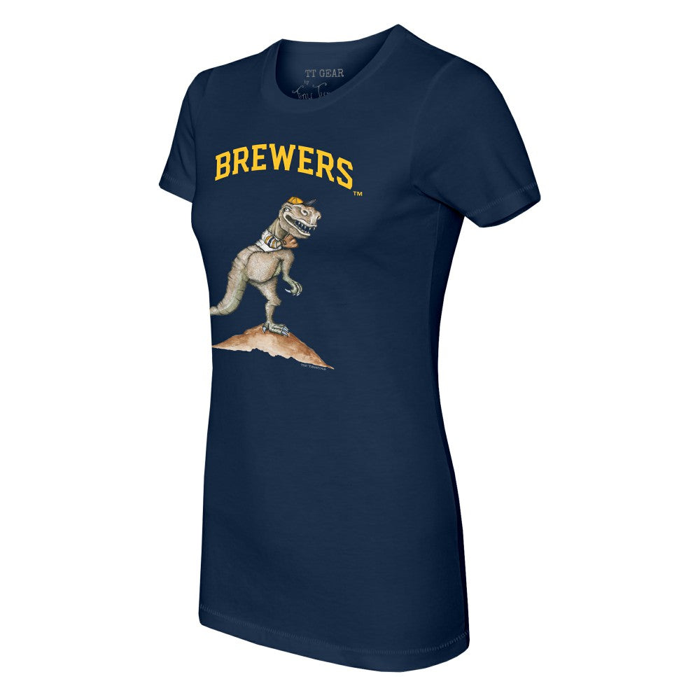 MLB Milwaukee Brewers Tiny Turnip Women's TT Rex T-Shirt