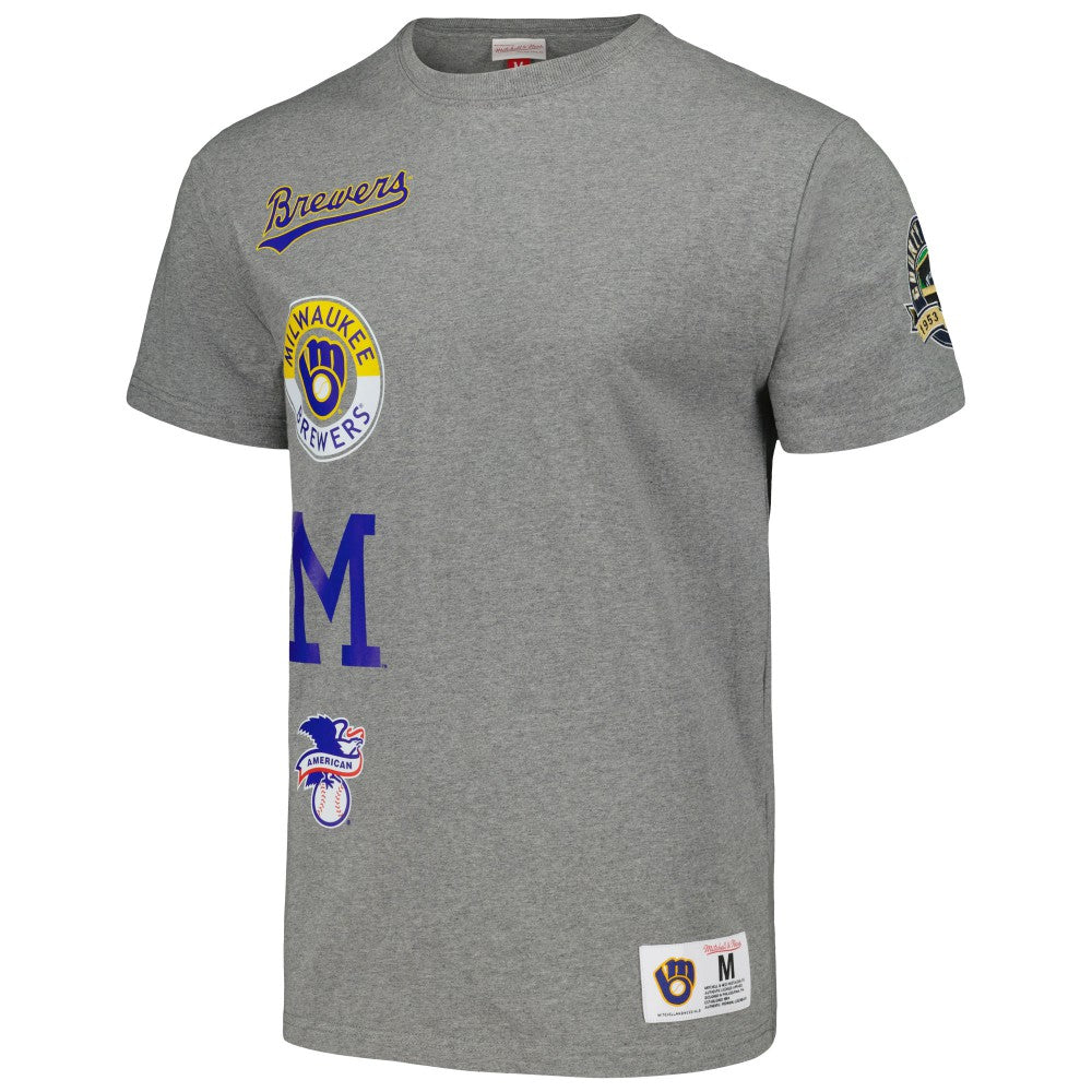 MLB Milwaukee Brewers Mitchell & Ness Cooperstown Collection City Collection T-Shirt