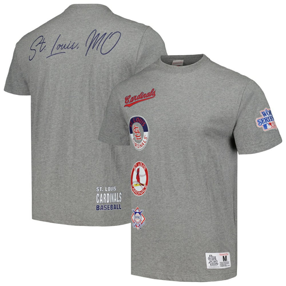 MLB St. Louis Cardinals Mitchell & Ness Cooperstown Collection City Collection T-Shirt