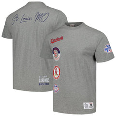 MLB St. Louis Cardinals Mitchell & Ness Cooperstown Collection City Collection T-Shirt