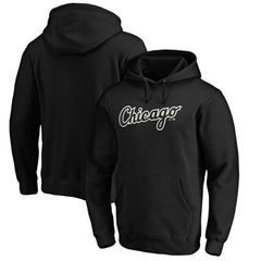 MLB Chicago White Sox Official Wordmark Fitted Pullover Hoodie