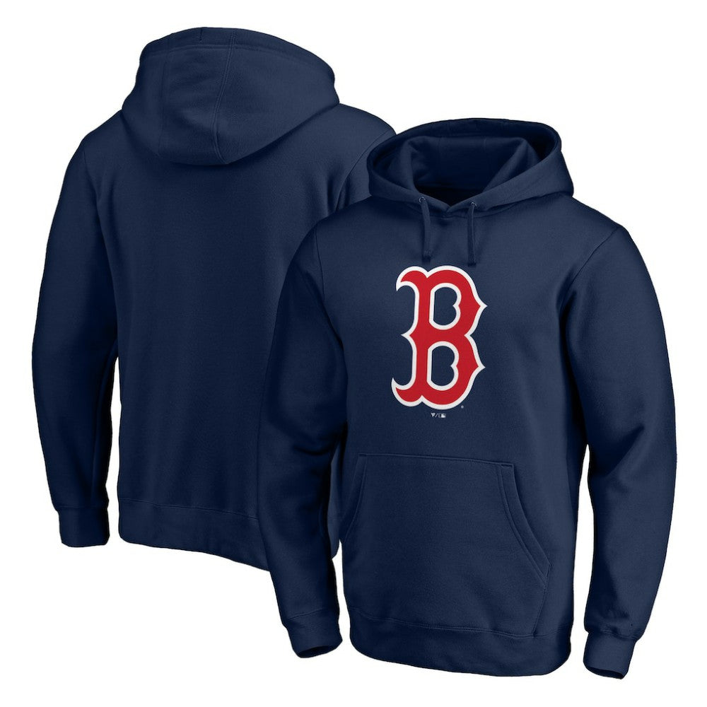 MLB Boston Red Sox Official Team Logo Pullover Hoodie