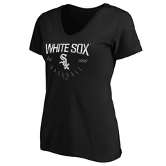 MLB Chicago White Sox Women's Core Live For It V-Neck T-Shirt