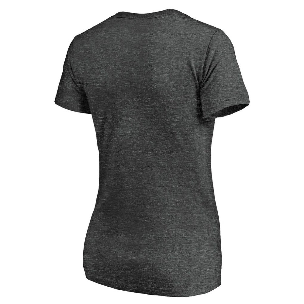 MLB Athletics Women's Core Team Lock Up V-Neck T-Shirt