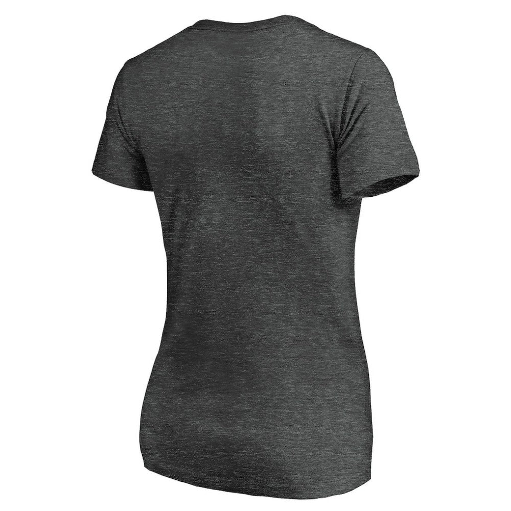 MLB Texas Rangers Women's Core Team Lock Up Wordmark V-Neck T-Shirt