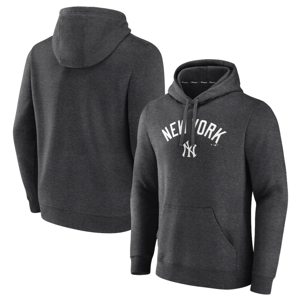 MLB New York Yankees Team Lock Up Wordmark Pullover Hoodie