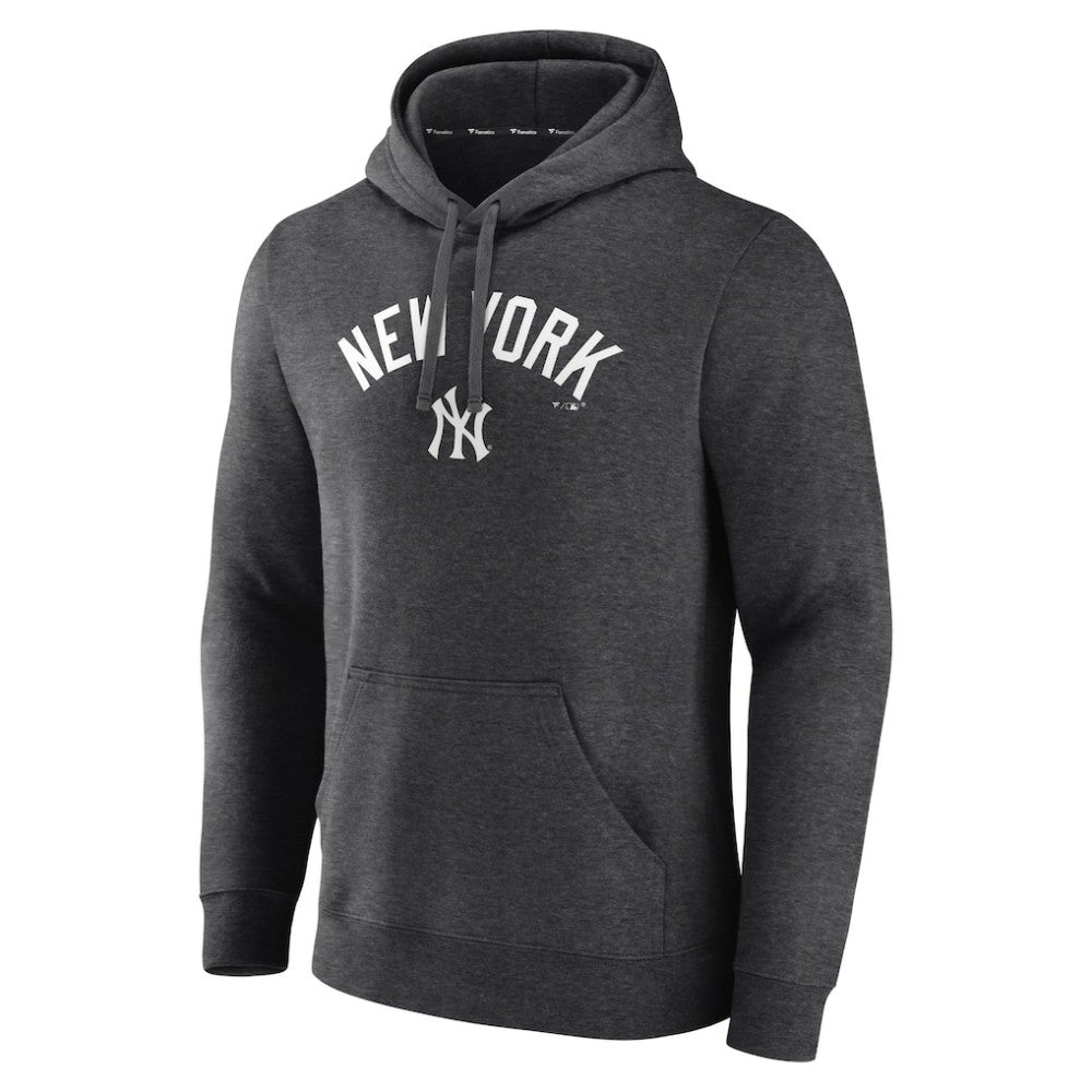 MLB New York Yankees Team Lock Up Wordmark Pullover Hoodie