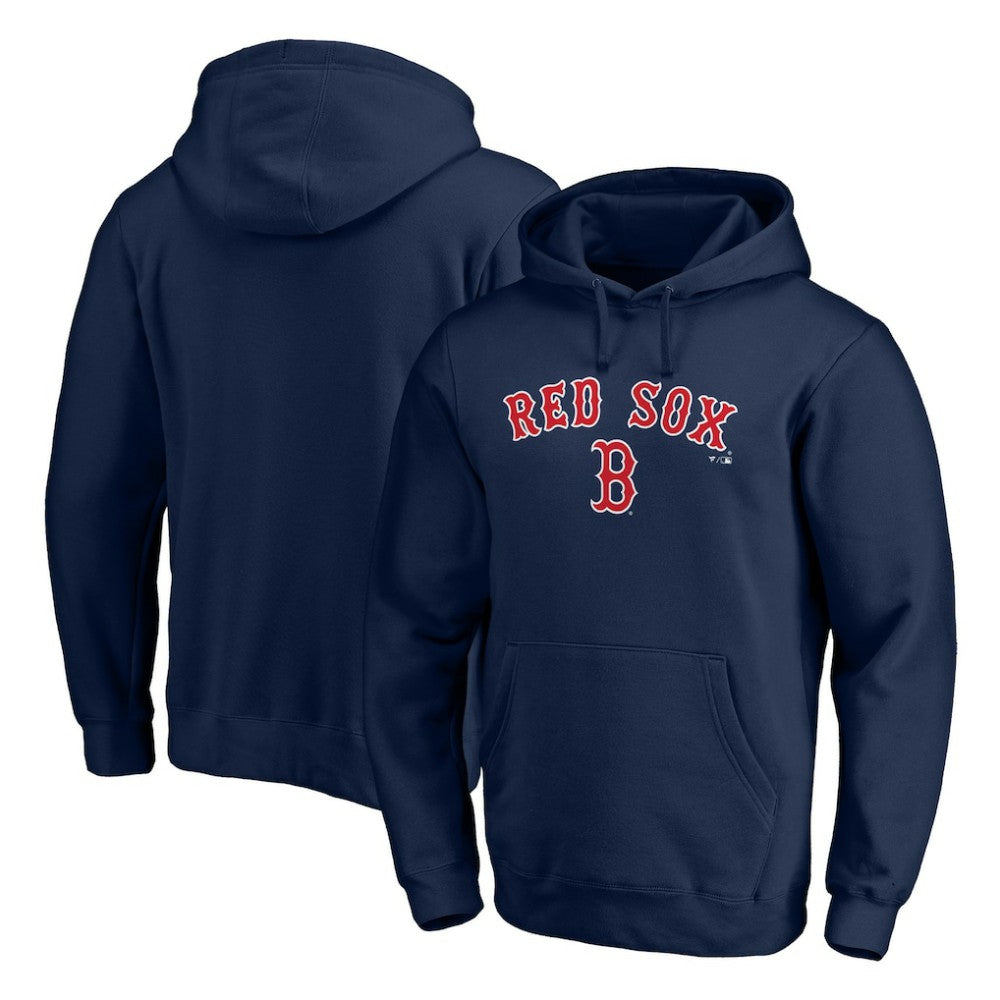 MLB Boston Red Sox Team Lock Up Wordmark Pullover Hoodie