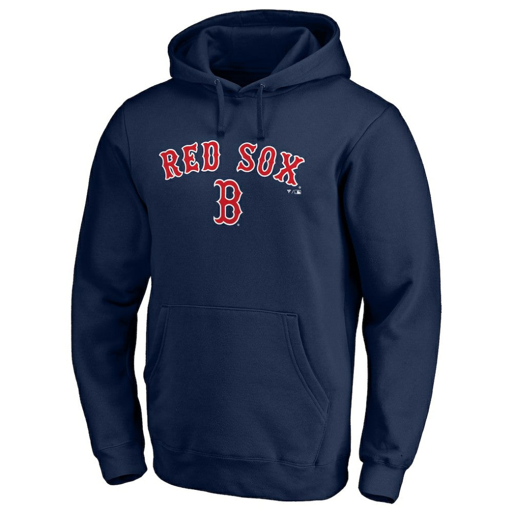 MLB Boston Red Sox Team Lock Up Wordmark Pullover Hoodie