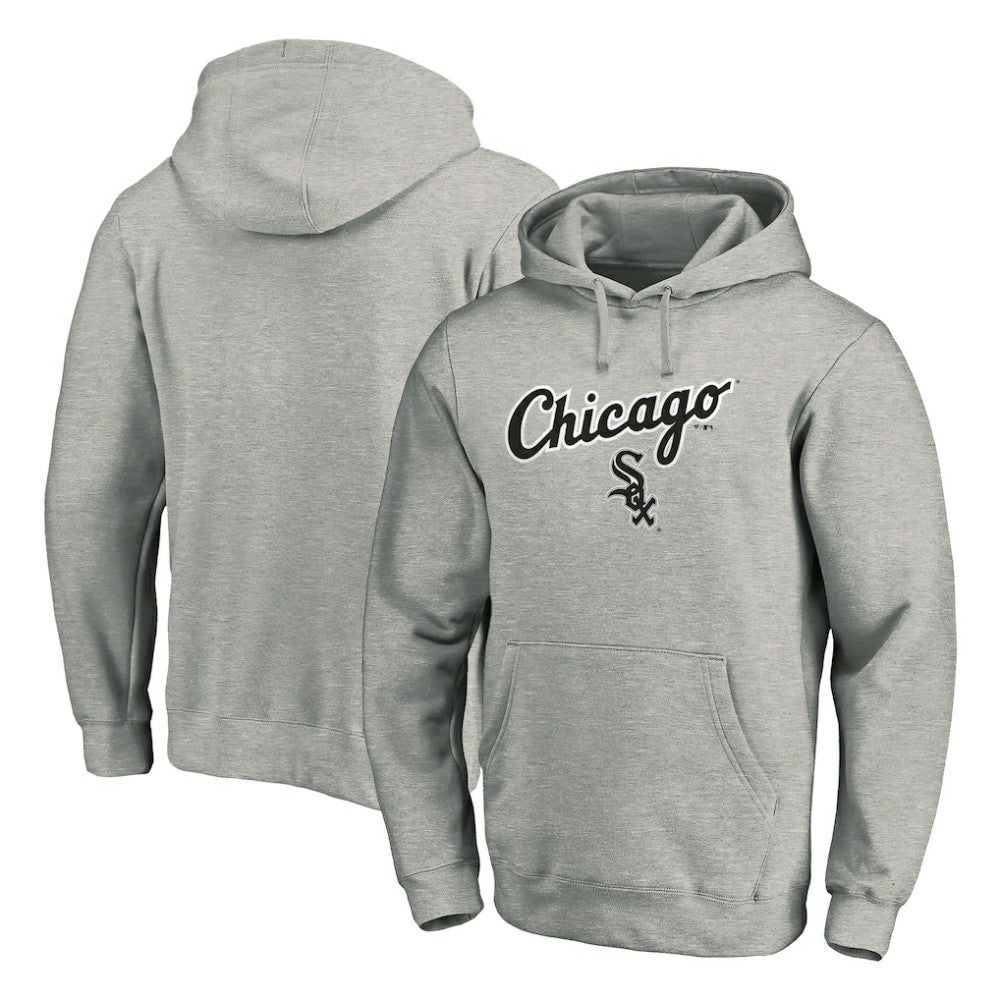MLB Chicago White Sox Team Lock Up Wordmark Pullover Hoodie