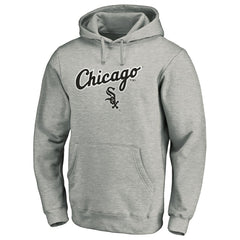 MLB Chicago White Sox Team Lock Up Wordmark Pullover Hoodie