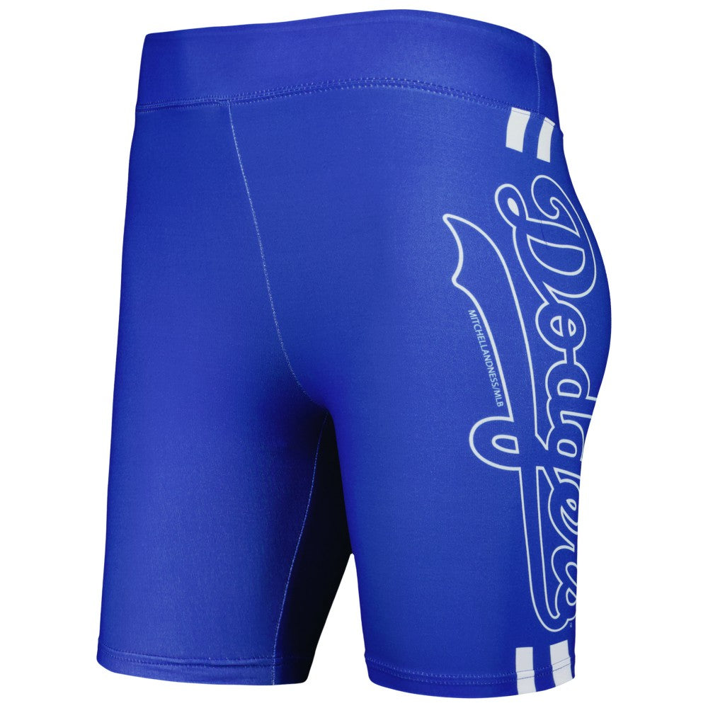 MLB Los Angeles Dodgers Mitchell & Ness Women's Biker Shorts