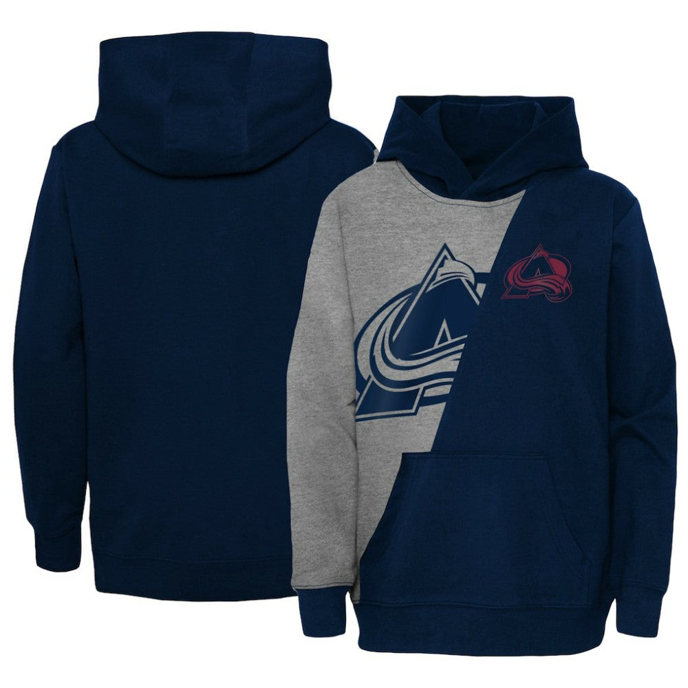 NHL Gray/Navy Colorado Avalanche Preschool Unrivaled Pullover Hoodie