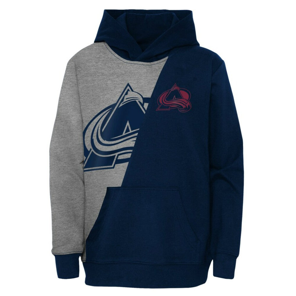 NHL Gray/Navy Colorado Avalanche Preschool Unrivaled Pullover Hoodie