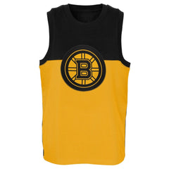 NHL Gold/Black Boston Bruins Youth Revitalize Tank Top