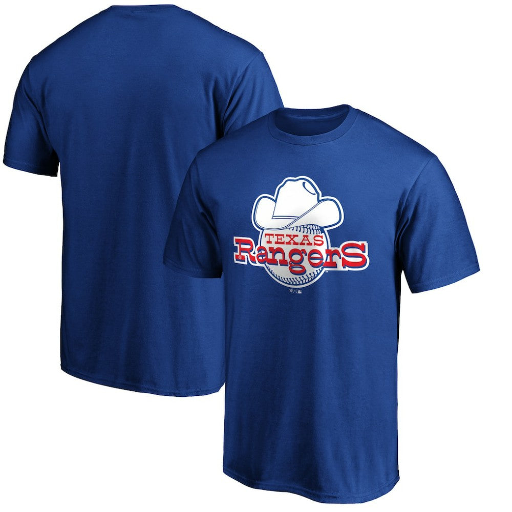 MLB Texas Rangers Cooperstown Collection Forbes Team Logo T-Shirt