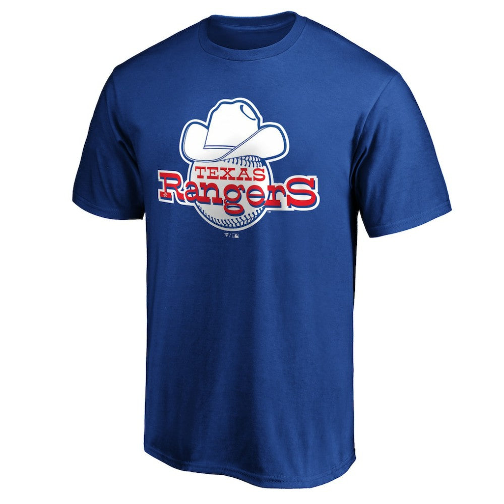 MLB Texas Rangers Cooperstown Collection Forbes Team Logo T-Shirt