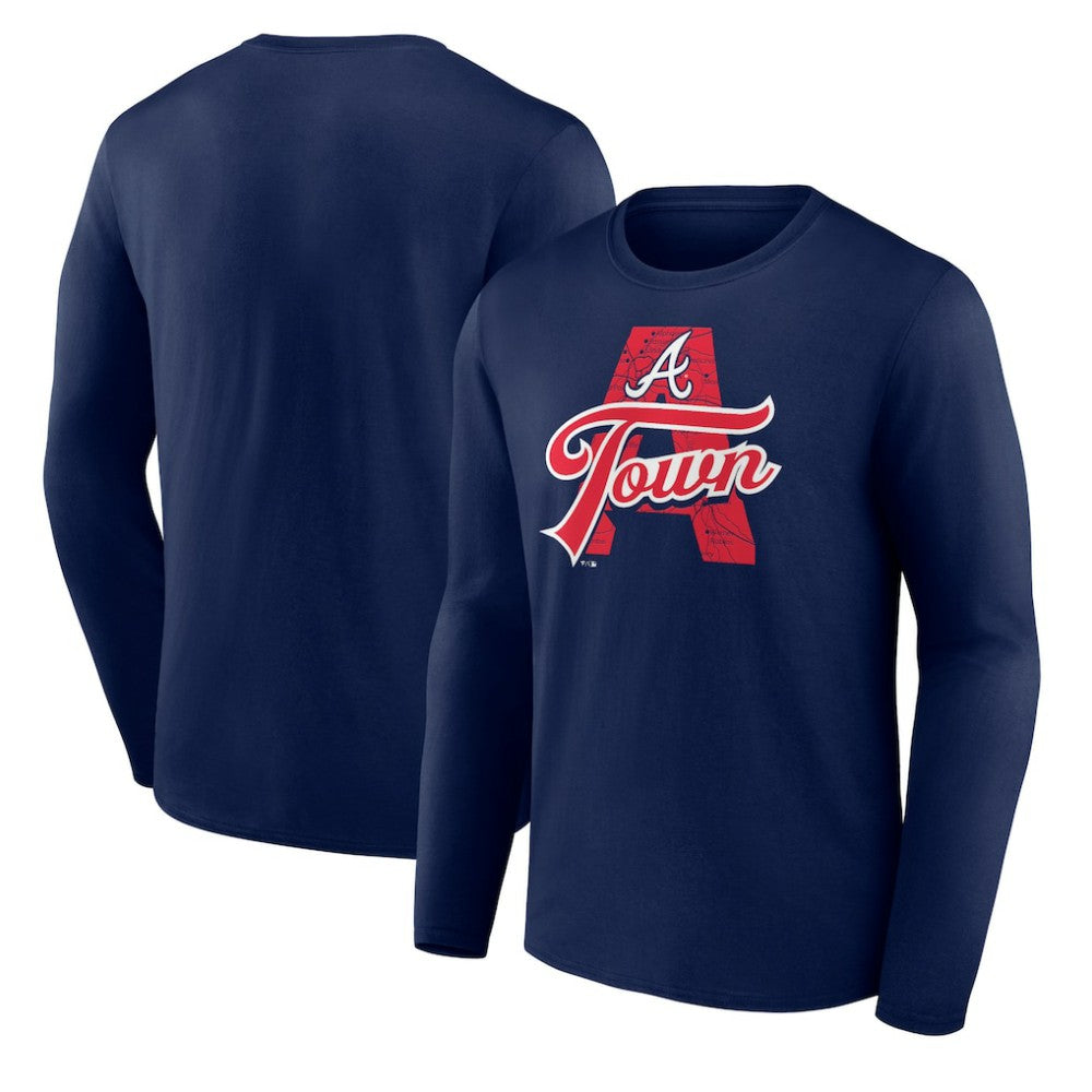 MLB Atlanta Braves Hometown Graphic Long Sleeve T-Shirt