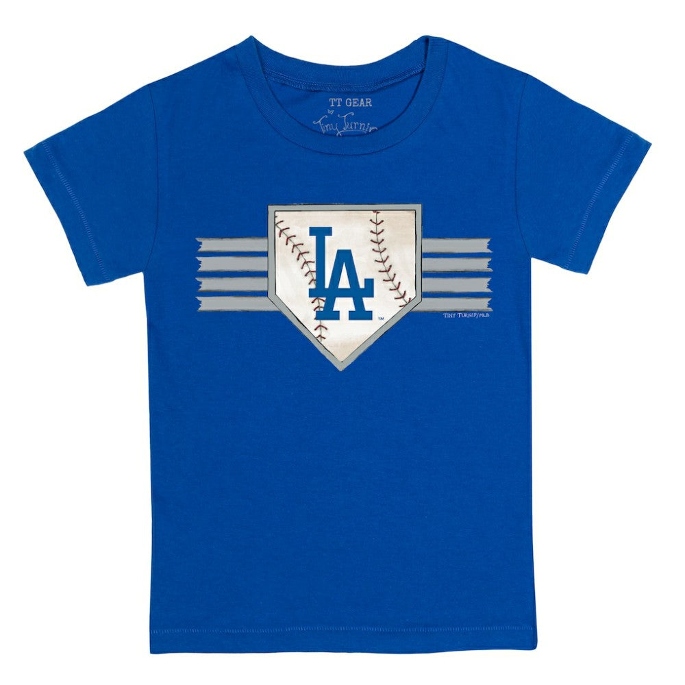MLB Los Angeles Dodgers Tiny Turnip Youth Base Stripe T-Shirt