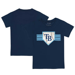 MLB Tampa Bay Rays Tiny Turnip Youth Base Stripe T-Shirt
