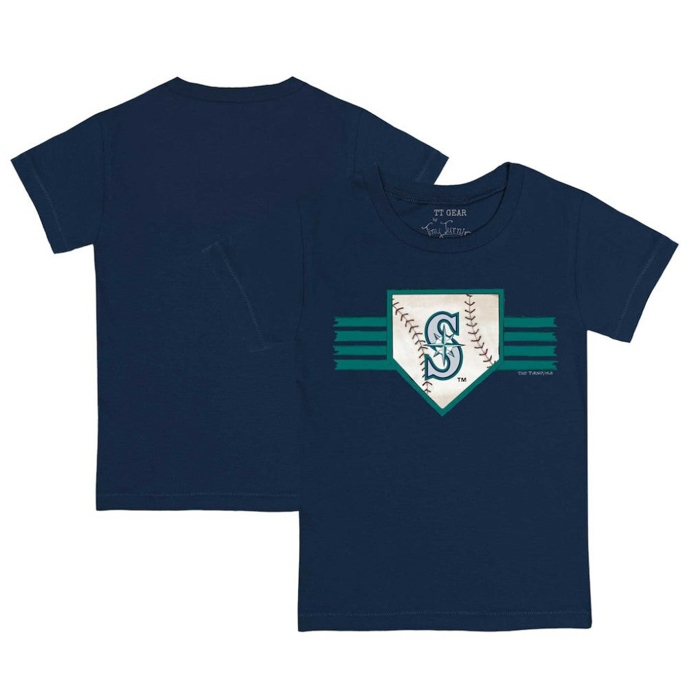 MLB Seattle Mariners Tiny Turnip Youth Base Stripe T-Shirt