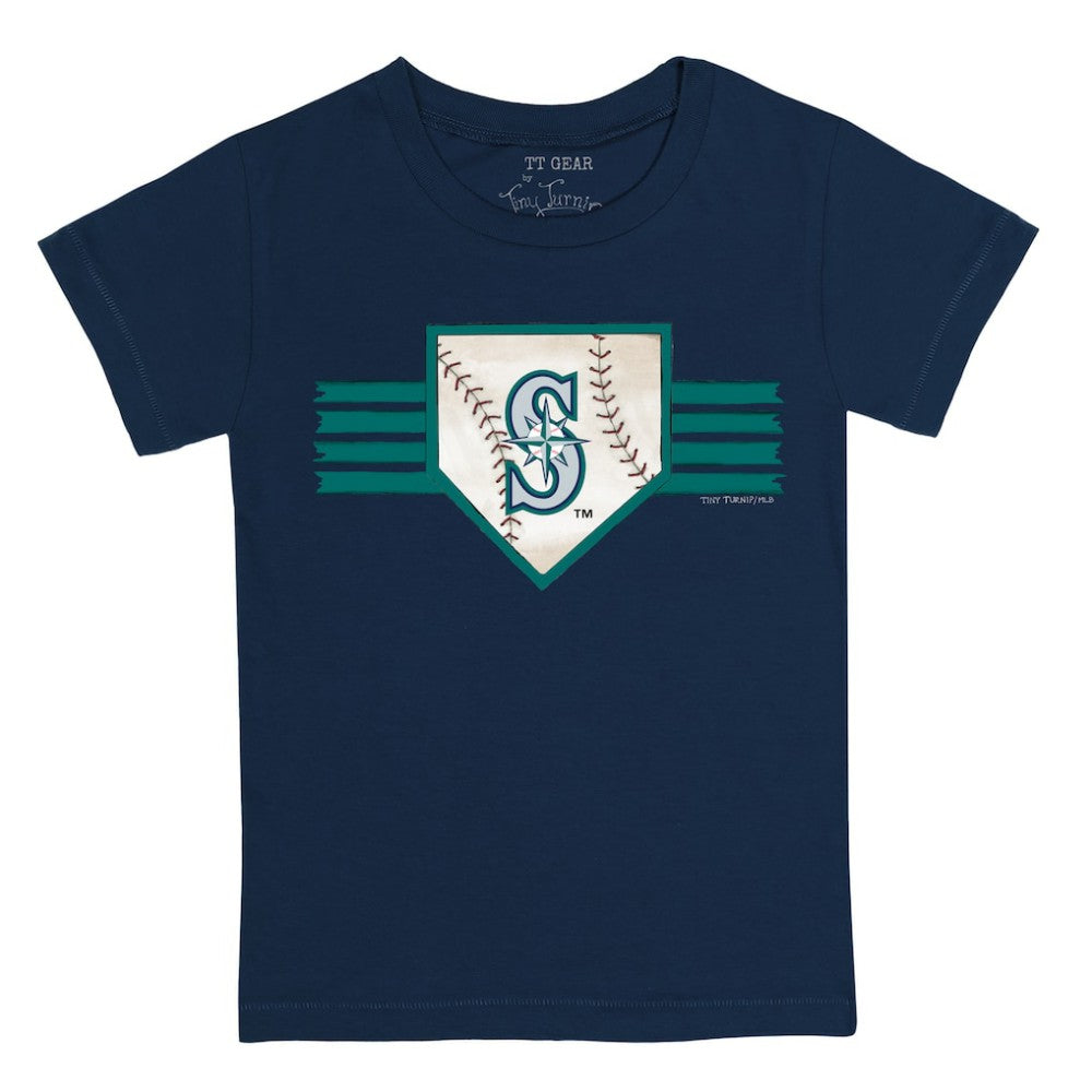 MLB Seattle Mariners Tiny Turnip Youth Base Stripe T-Shirt