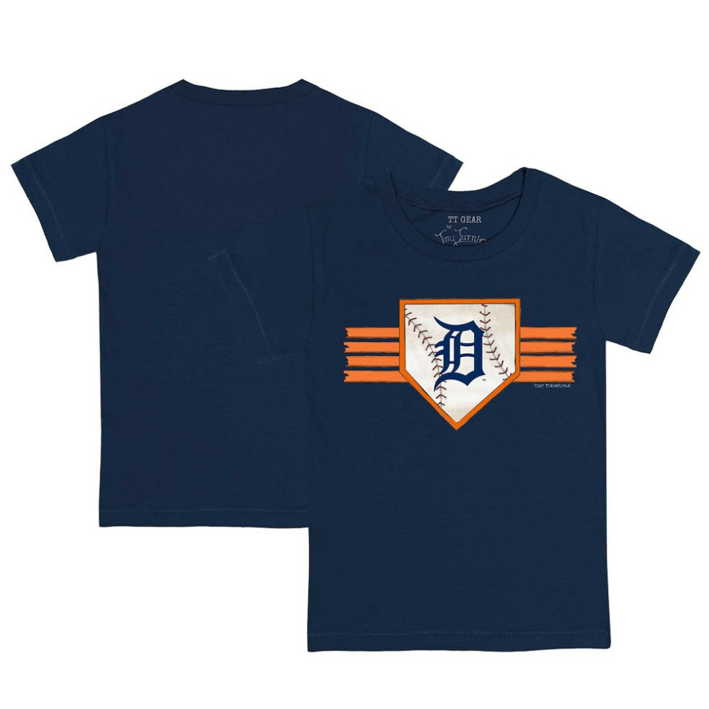 MLB Detroit Tigers Tiny Turnip Youth Base Stripe T-Shirt