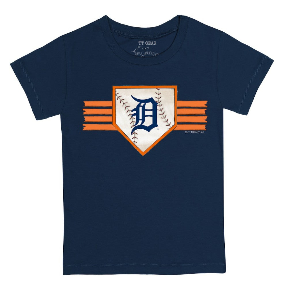 MLB Detroit Tigers Tiny Turnip Youth Base Stripe T-Shirt