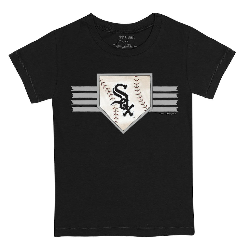 MLB Chicago White Sox Tiny Turnip Youth Base Stripe T-Shirt