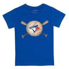 MLB Toronto Blue Jays Tiny Turnip Youth Baseball Cross Bats T-Shirt
