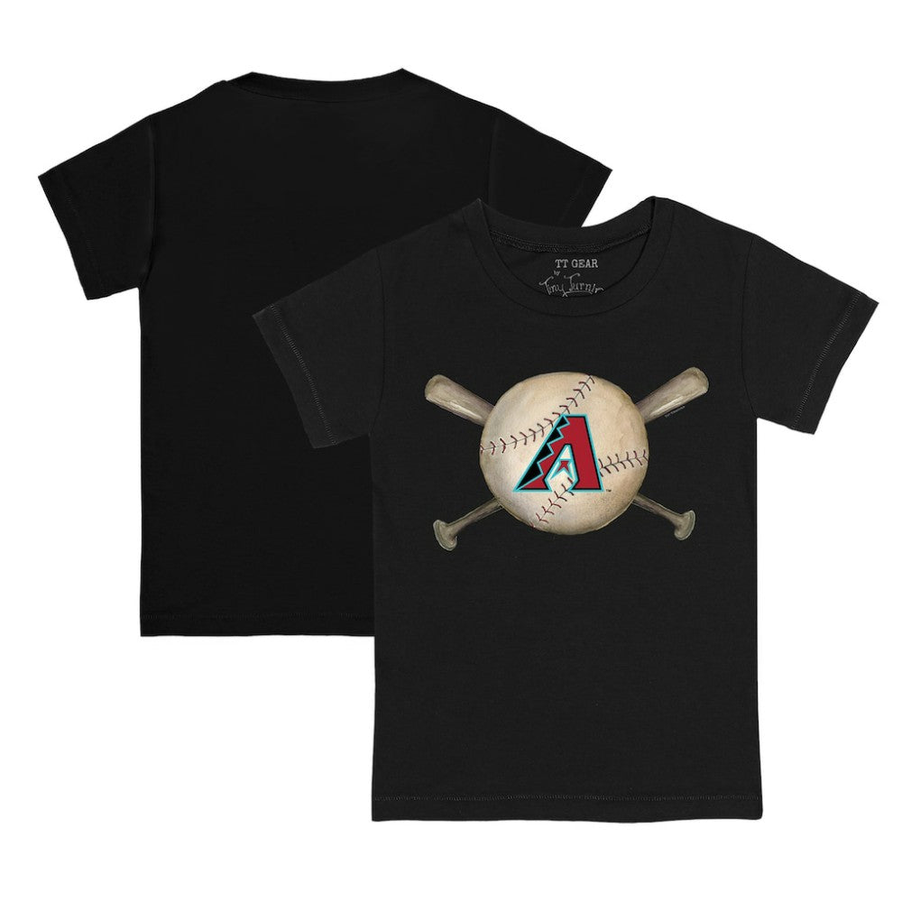 MLB Arizona Diamondbacks Tiny Turnip Youth Baseball Cross Bats T-Shirt