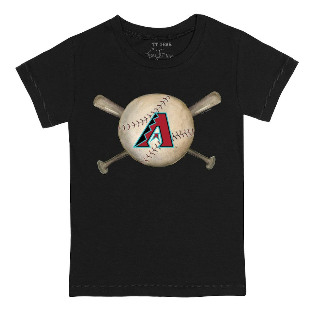 MLB Arizona Diamondbacks Tiny Turnip Youth Baseball Cross Bats T-Shirt