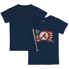 MLB Atlanta Braves Tiny Turnip Youth Baseball Flag T-Shirt