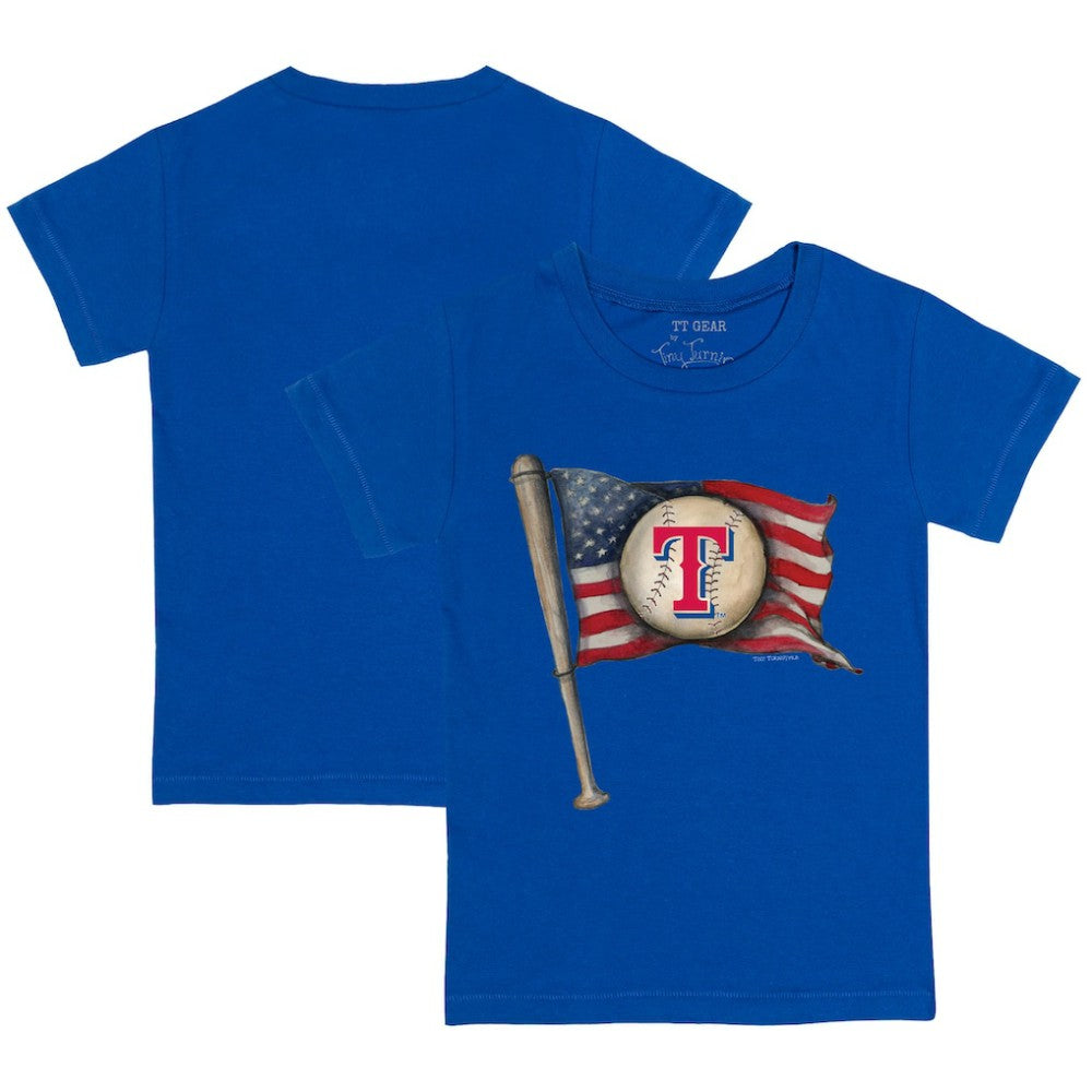 MLB Texas Rangers Tiny Turnip Youth Baseball Flag T-Shirt