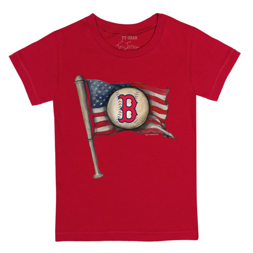 MLB Boston Red Sox Tiny Turnip Youth Baseball Flag T-Shirt