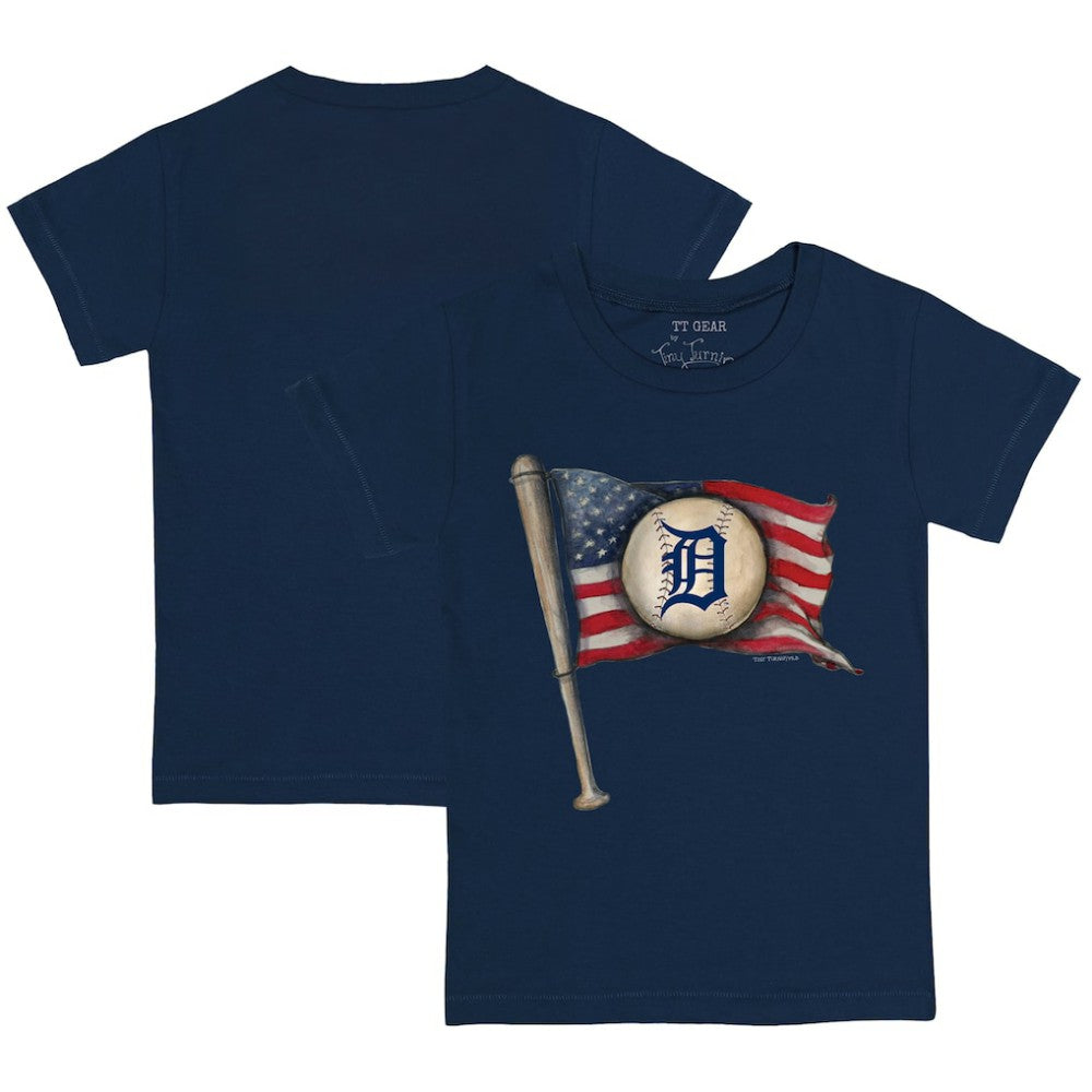 MLB Detroit Tigers Tiny Turnip Youth Baseball Flag T-Shirt