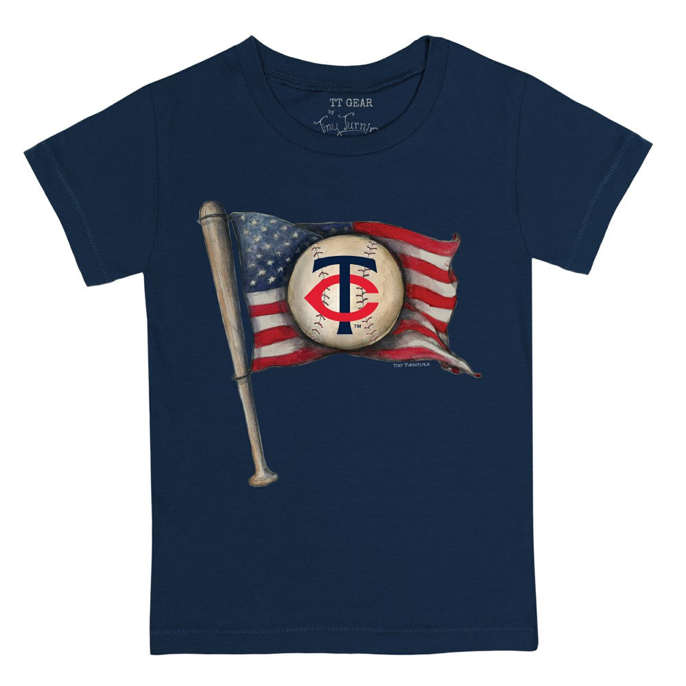MLB Minnesota Twins Tiny Turnip Youth Baseball Flag T-Shirt