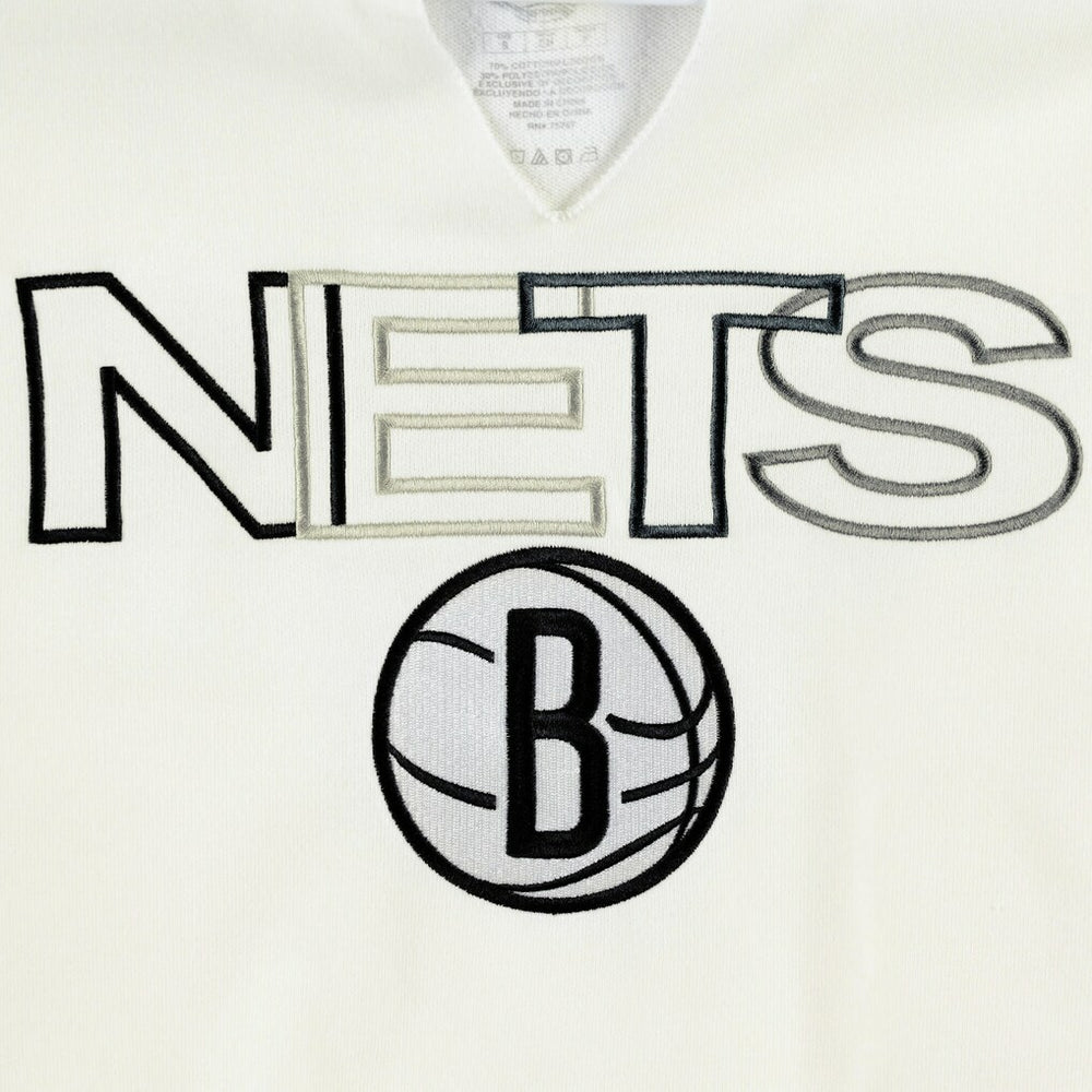 NBA Brooklyn Nets Concepts Sport Women's Sunray Notch Neck Long Sleeve Top