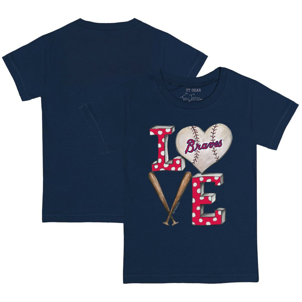 MLB Atlanta Braves Tiny Turnip Youth Baseball Love T-Shirt
