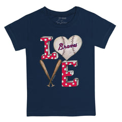 MLB Atlanta Braves Tiny Turnip Youth Baseball Love T-Shirt