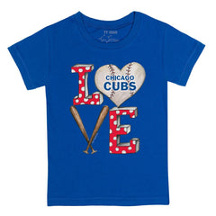 MLB Chicago Cubs Tiny Turnip Youth Baseball Love T-Shirt