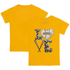 MLB San Diego Padres Tiny Turnip Youth Baseball Love T-Shirt