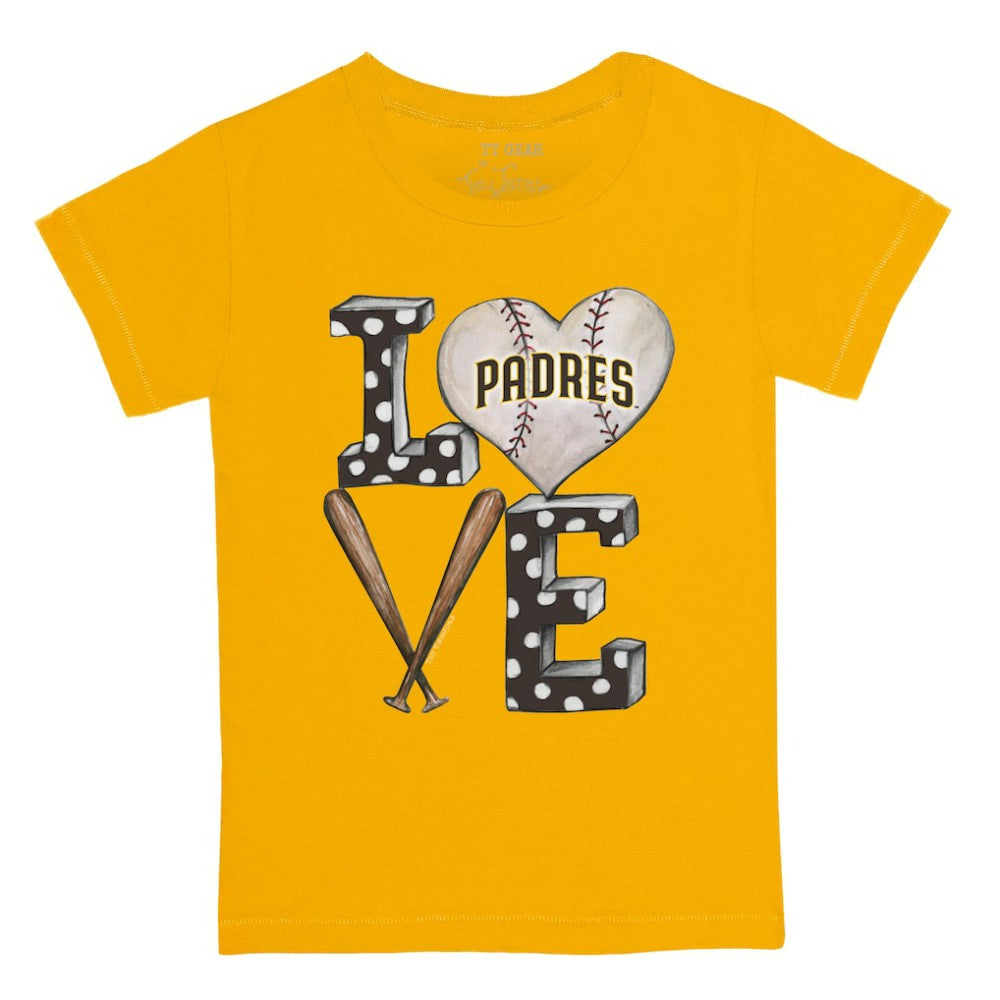 MLB San Diego Padres Tiny Turnip Youth Baseball Love T-Shirt